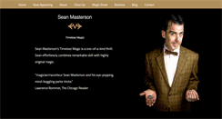 Desktop Screenshot of mastersonmagic.com