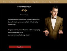 Tablet Screenshot of mastersonmagic.com